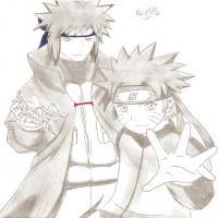 Naruto a Minato (Syn a otec)